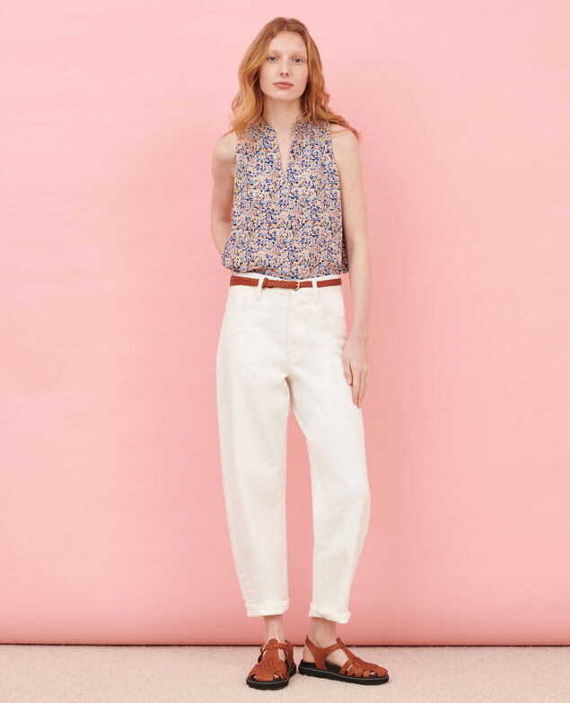 Gemustertes Top 116 print blue