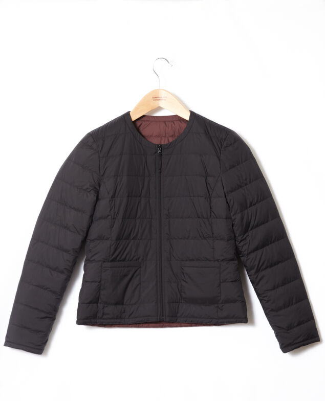 Wendebare Jacke Mademoiselle Plume Schwarz