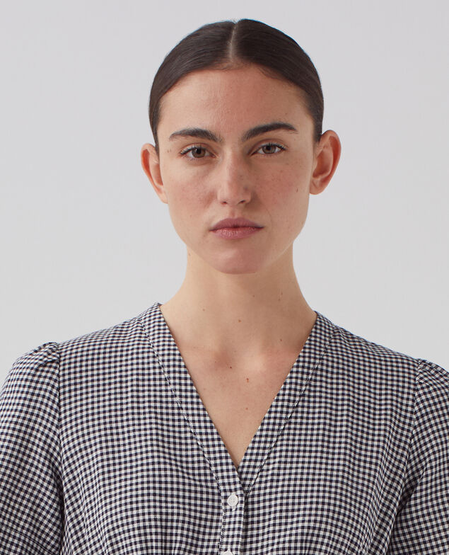 Midi-Kleid J093 gingham check