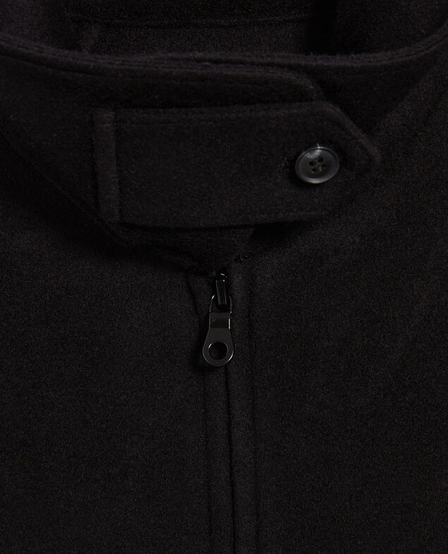 Kurzer wendbarer Blouson aus Wollgemisch