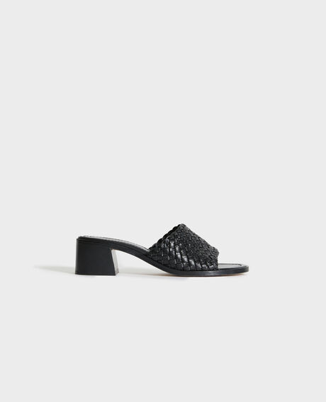Ledersandalen mit Absätzen 09 black 2ss22353