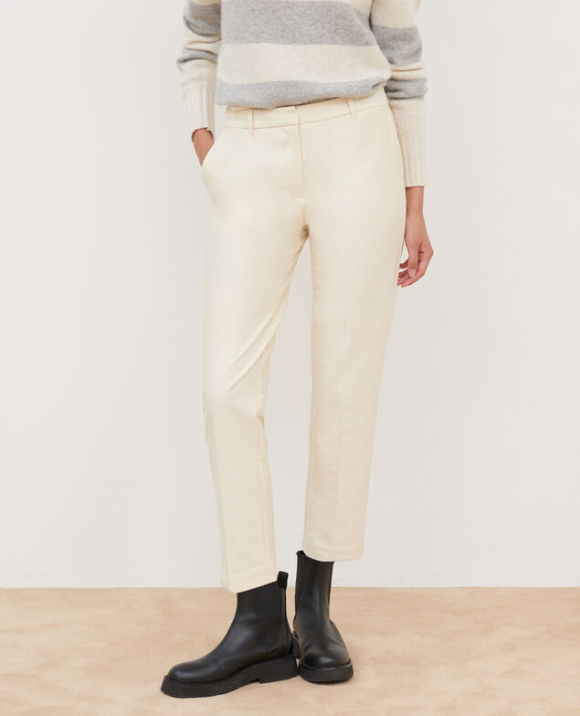 MARGUERITE - Zigarettenhose 4142 ecru