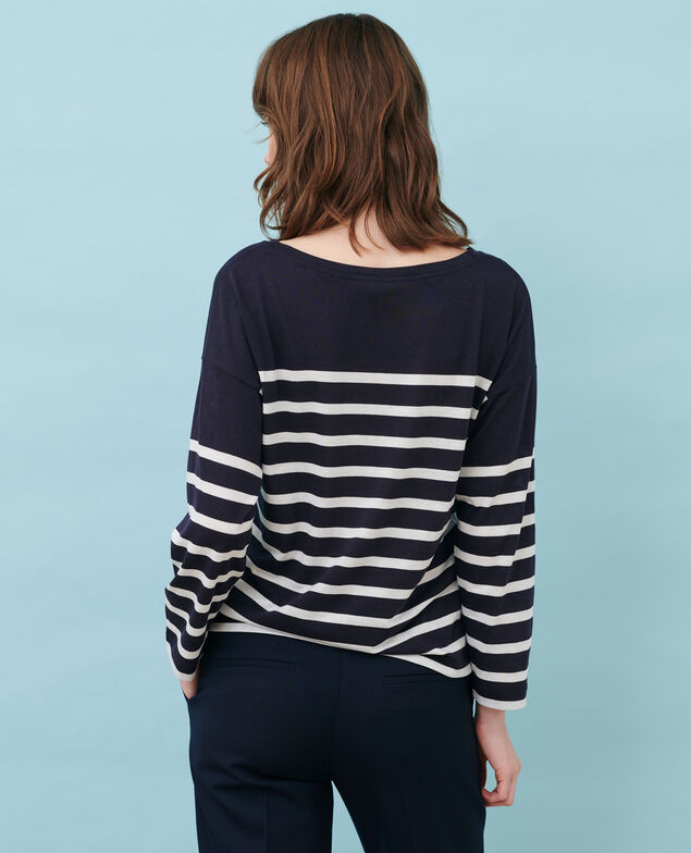 Marineshirt aus Mischbaumwolle 89 stripe navy