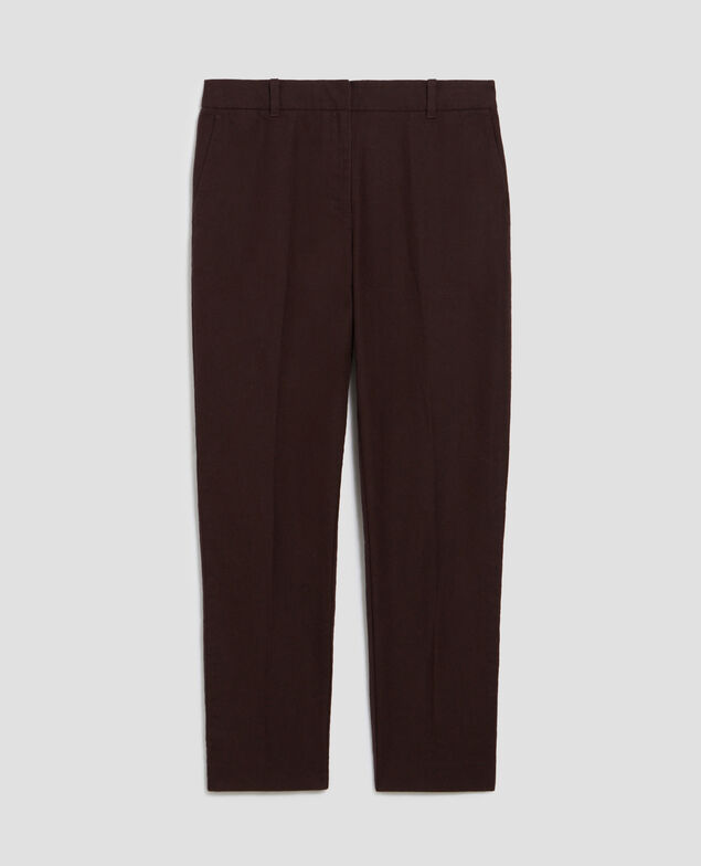 MARGUERITE - Zigarettenhose J790 chocolate plum