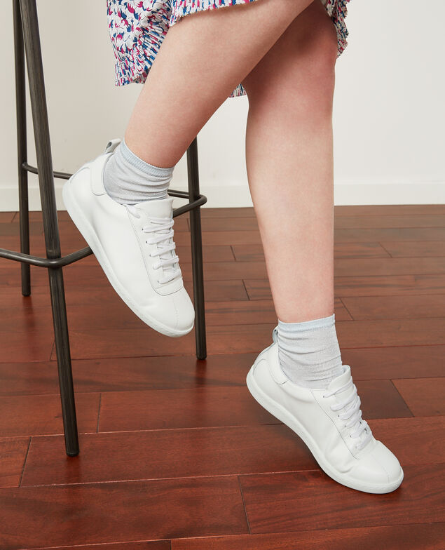 Sneakers aus Leder Off white
