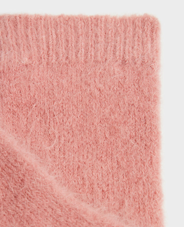 Handschuhe aus Alpakamischwolle A110 pink knit 3wgl010