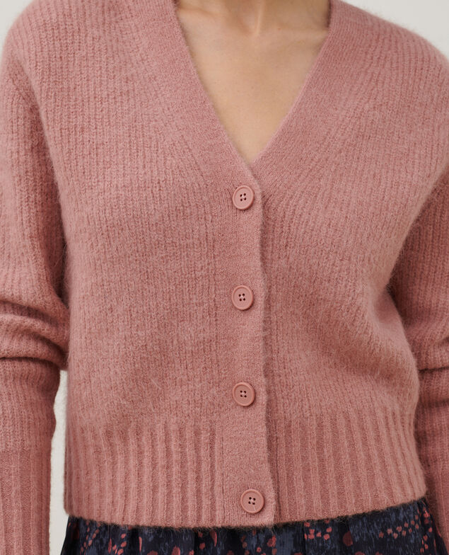 Cardigan aus Alpakamischwolle
