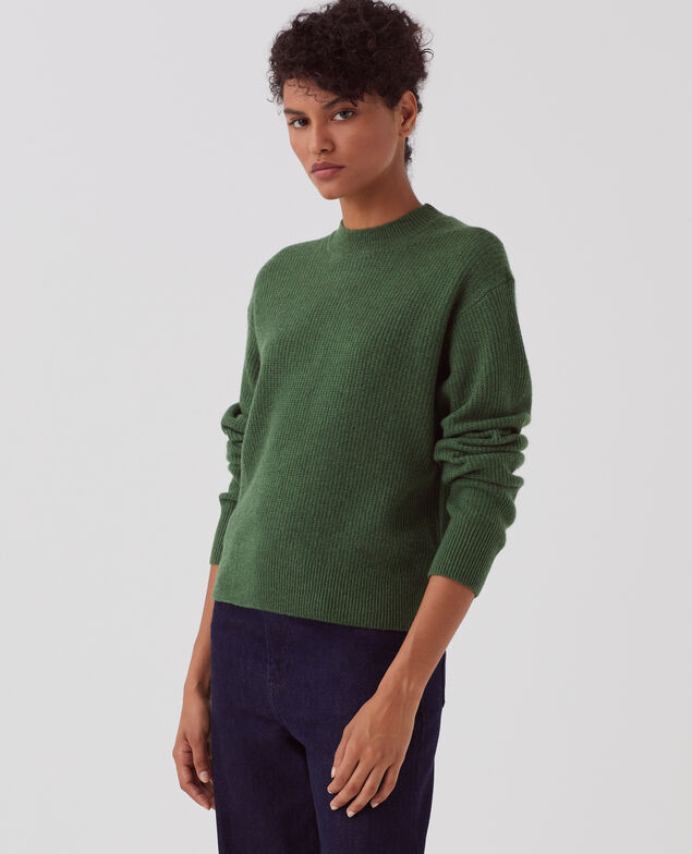 - Pullover aus Wolle U550 green
