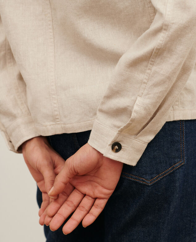 Leinenjacke