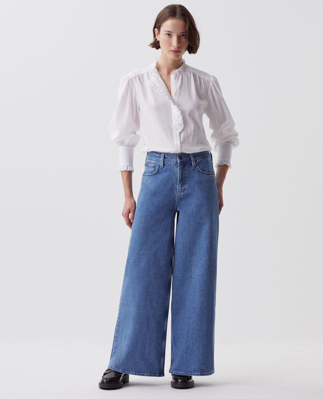 JEANETTE - Wide Jeans J621 light blue