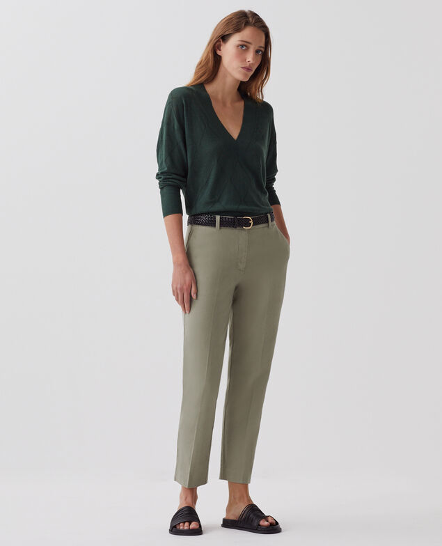 MARGUERITE - Zigarettenhose J050 shadow gray