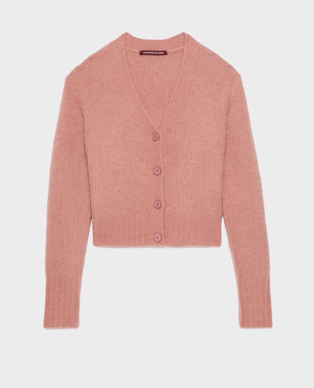Cardigan aus Alpakamischwolle