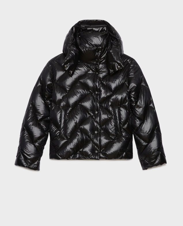 MARGOTTE - Kurze Daunenjacke A091 black