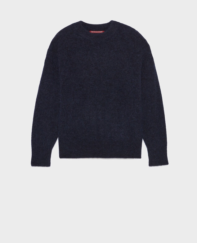 Pullover aus Alpakamischwolle A692 navy