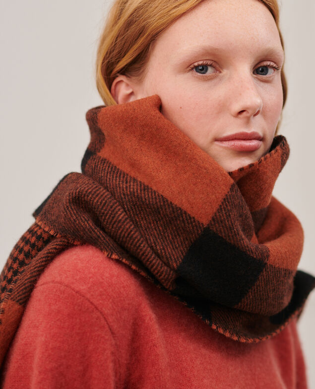 Karierter Schal 8882 36 brown
