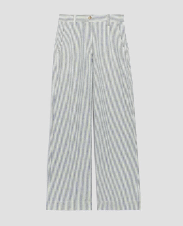 BLANDINE - Gerade Hose H611 blue mini st