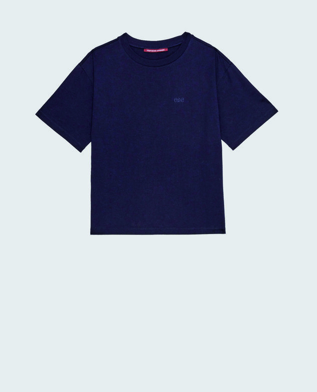 Oversize-T-Shirt aus Baumwolle mit kurzen Ärmeln Night sky Maincy