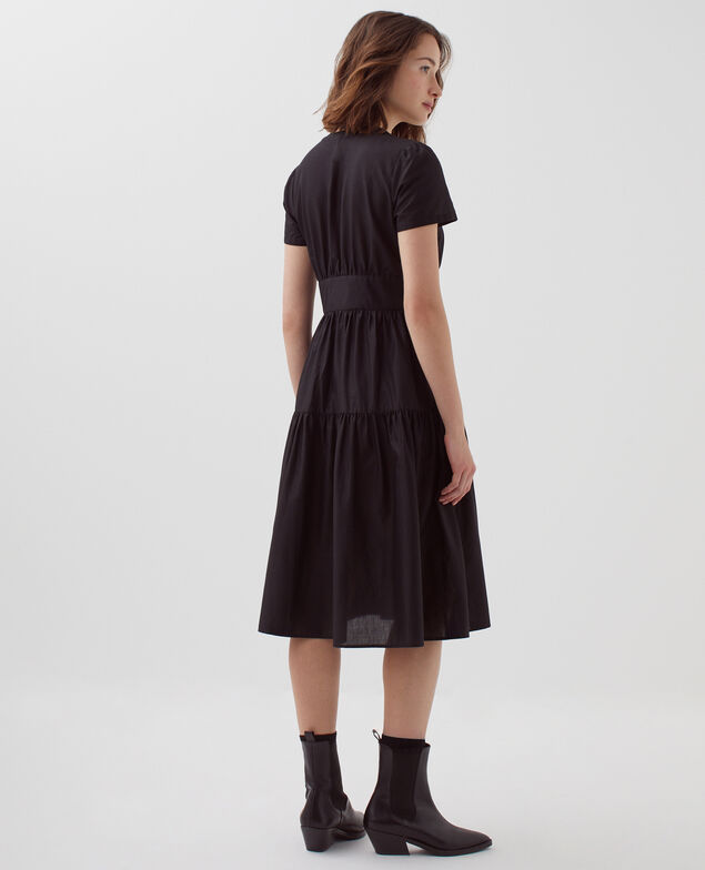 Midi-Kleid H091 black beauty