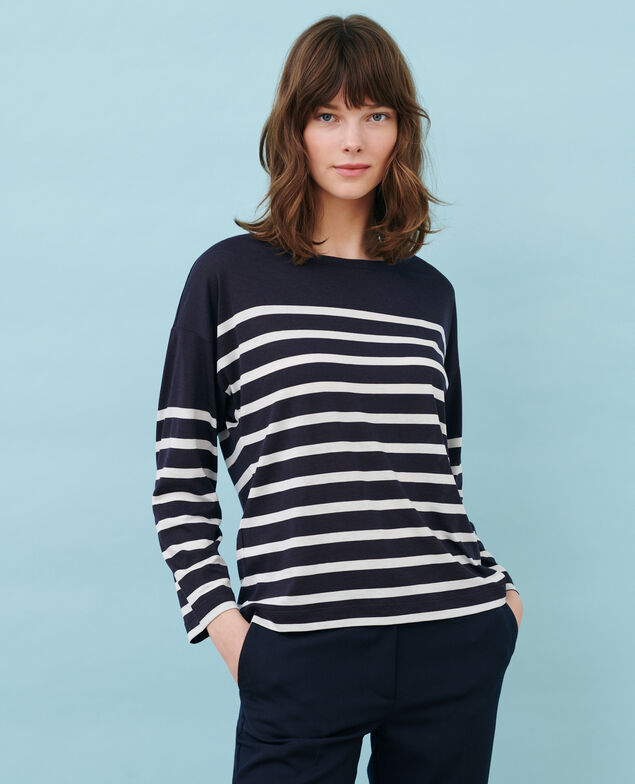 Marineshirt aus Mischbaumwolle 89 stripe navy