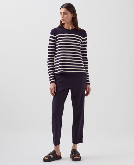 MADDY - Pullover aus Merinowolle im Marinelook