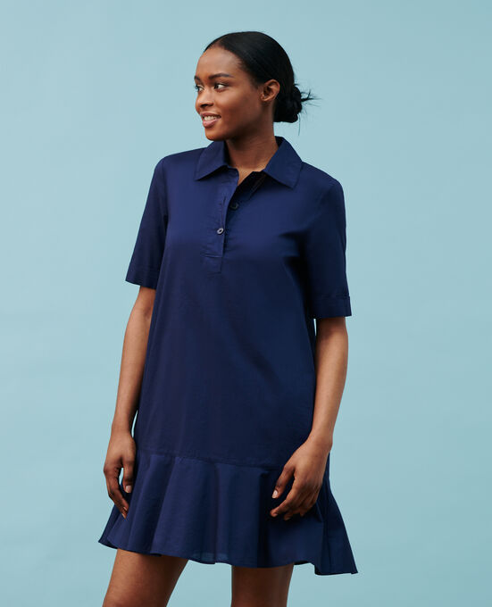 Polokleid aus Baumwolle 68 BLUE