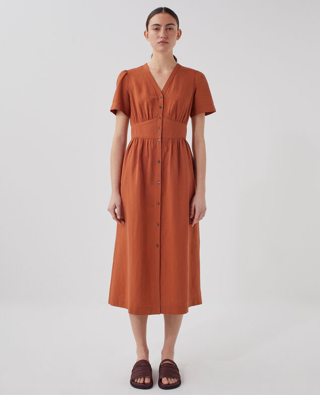 Midi-Kleid U260 orange
