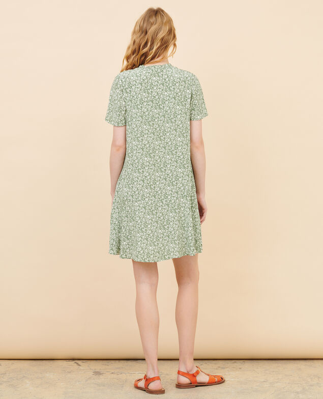 Kurzes Kleid 101 print green 2sdr255v02