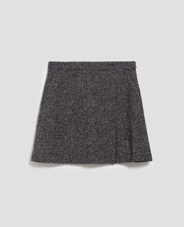 Kurzer Rock I097 neppie black
