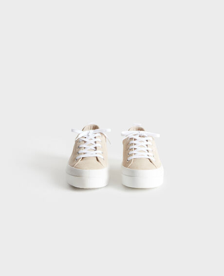 BILLIE - Turnschuhe aus Leder 7003 30 natural 3ss157
