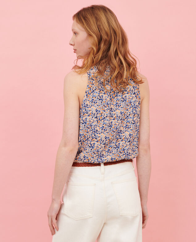 Gemustertes Top 116 print blue