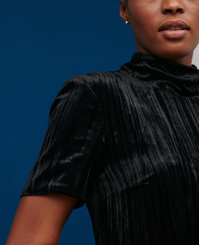 Midi-Kleid aus Seide 4216 black_beauty