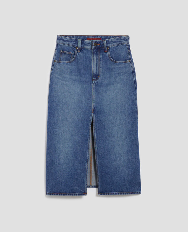 Midi-Rock aus Denim J650 vintage wash ss25