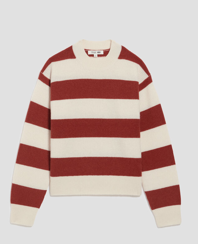 - Pullover aus Wolle I270 st orange/white