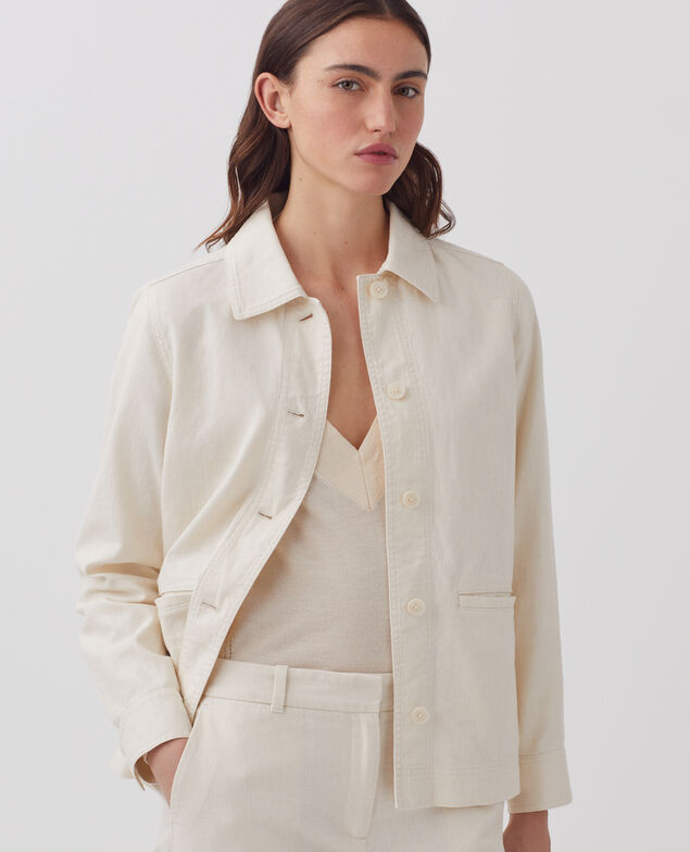Workwear Jacke H303 white swan