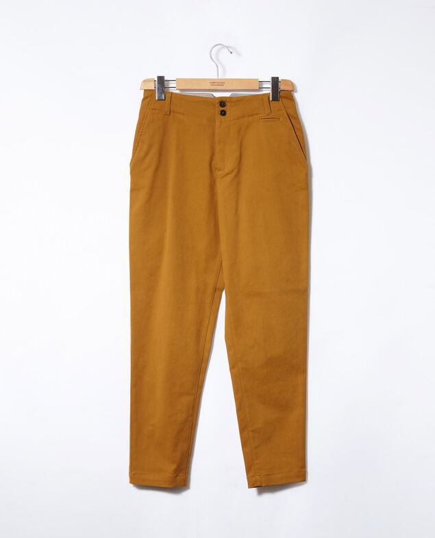 Chino-Hose Golden brown