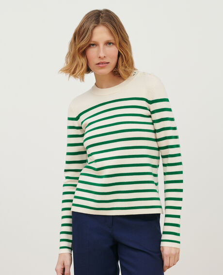 MADDY - Pullover aus Merinowolle im Marinelook