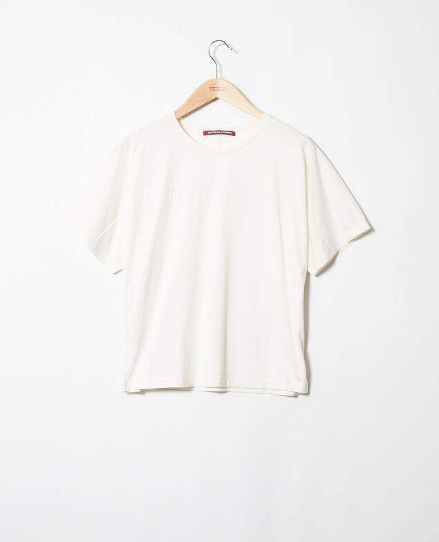 T-Shirt aus Baumwolle Off white