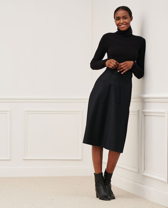 Wickelrock aus Wolle 4216 BLACK_BEAUTY