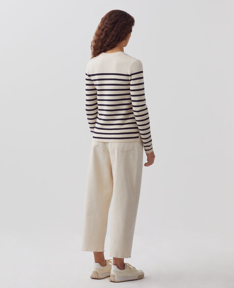 MADDY - Pullover aus Merinowolle im Marinelook