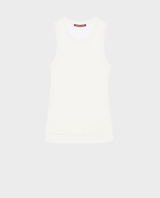 Top aus Mischbaumwolle 0007 white 3sju148l02