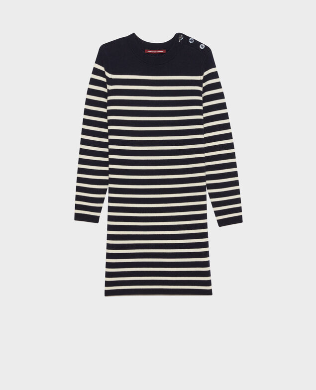 Kurzes Marinekleid Stp nv wht
