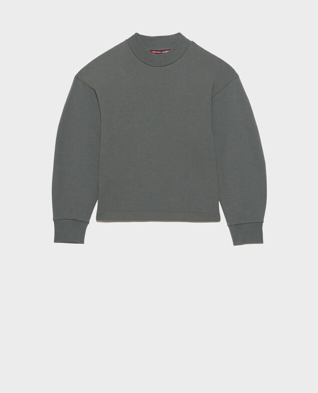 Sweatshirt aus Baumwolle 8817 58 darkgreen