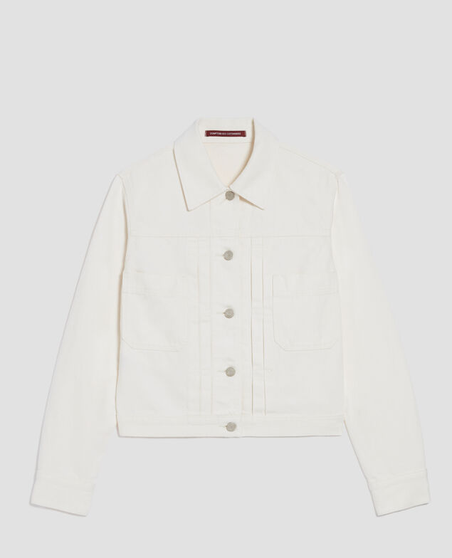 Kurze Workwear Jacke H003 white