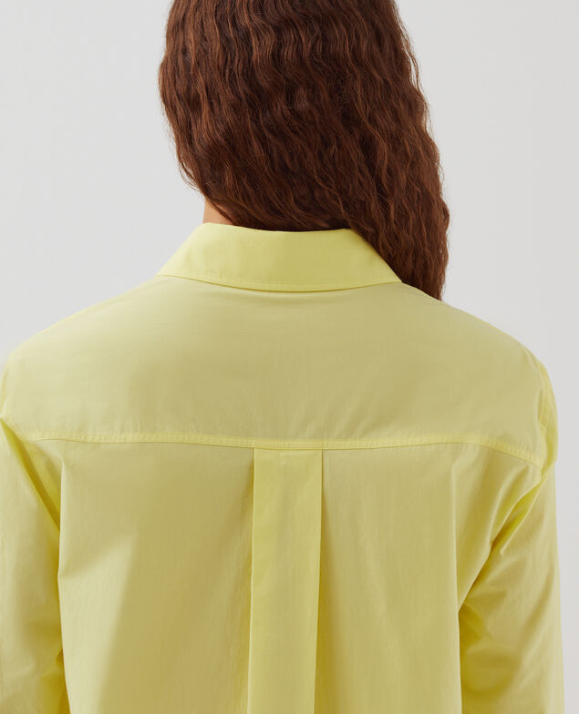Weite Bluse aus Baumwolle H431 blazing yellow