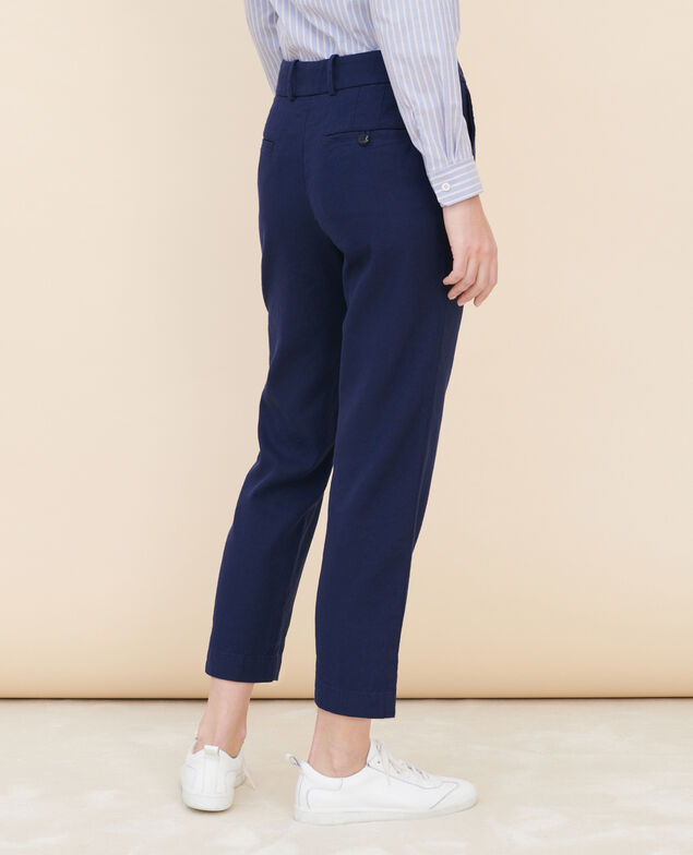 MARGUERITE - Zigarettenhose Maritime blue