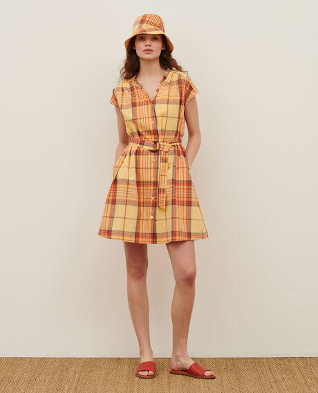 Hemdkleid aus Baumwolle 0241 orange 3sdr238c21