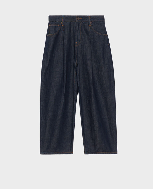 PEGGY - Karottenhose aus Denim-Canvas