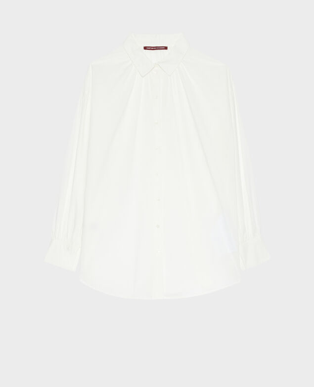 Tunikabluse aus Baumwolle 0007 white