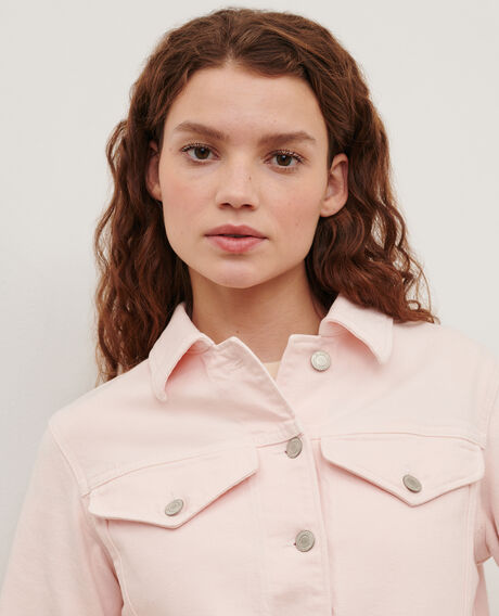 Kurze Jeansjacke 0100 pink marshmallow 3sjd266c62