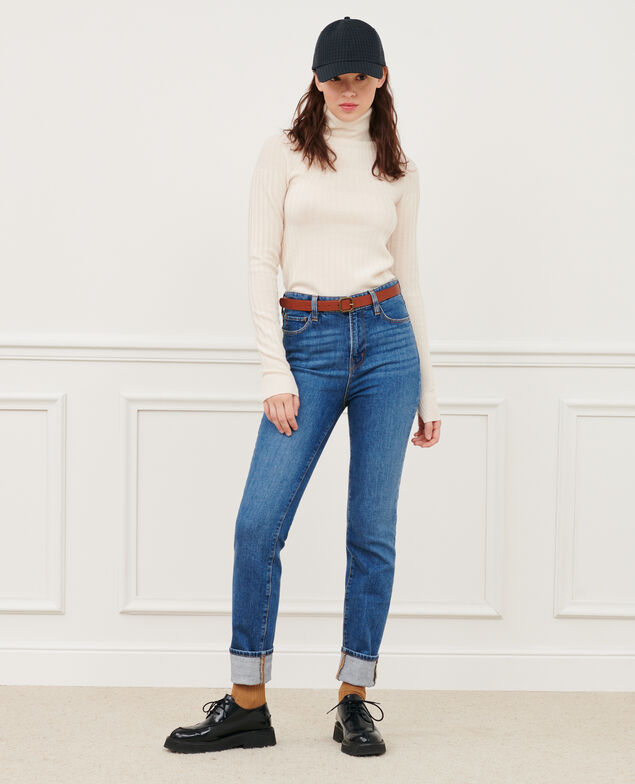LILI - SLIM - Jeans aus Baumwolle 105 denim